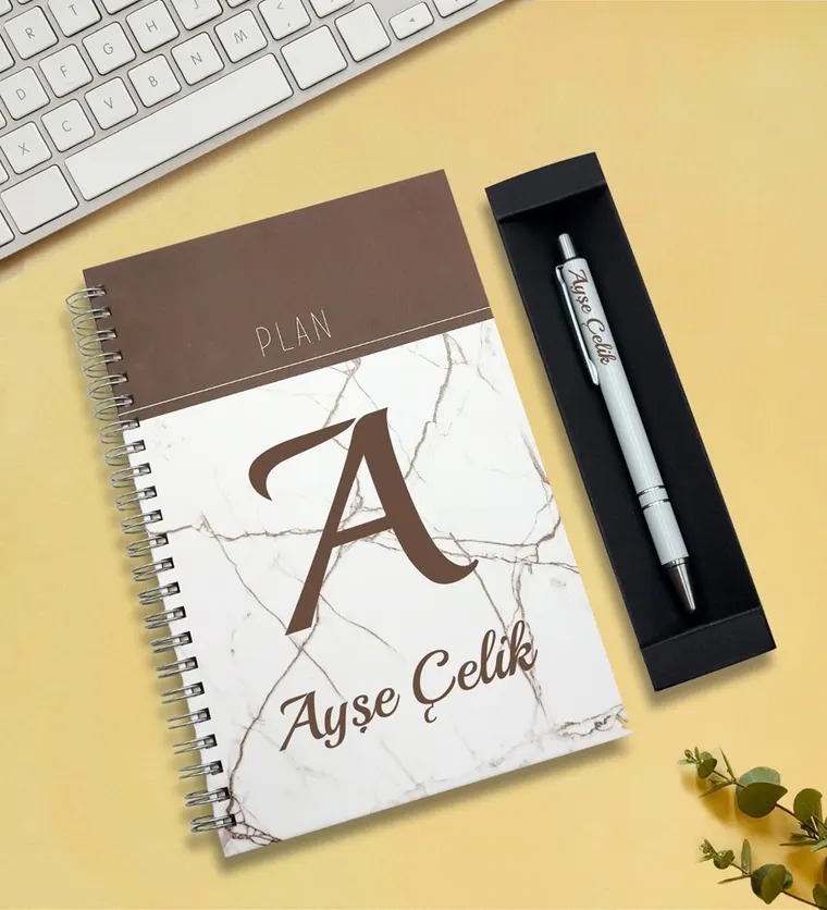 Bitlis Kişiye Özel Telli Defter & Kalem Hediye Seti Siparişi