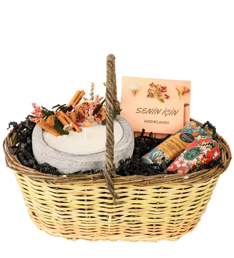 Kastamonu Senin İçin Hazırlandı - Kayıp Hazineler Soya Wax Mum Hediye Sepeti Siparişi