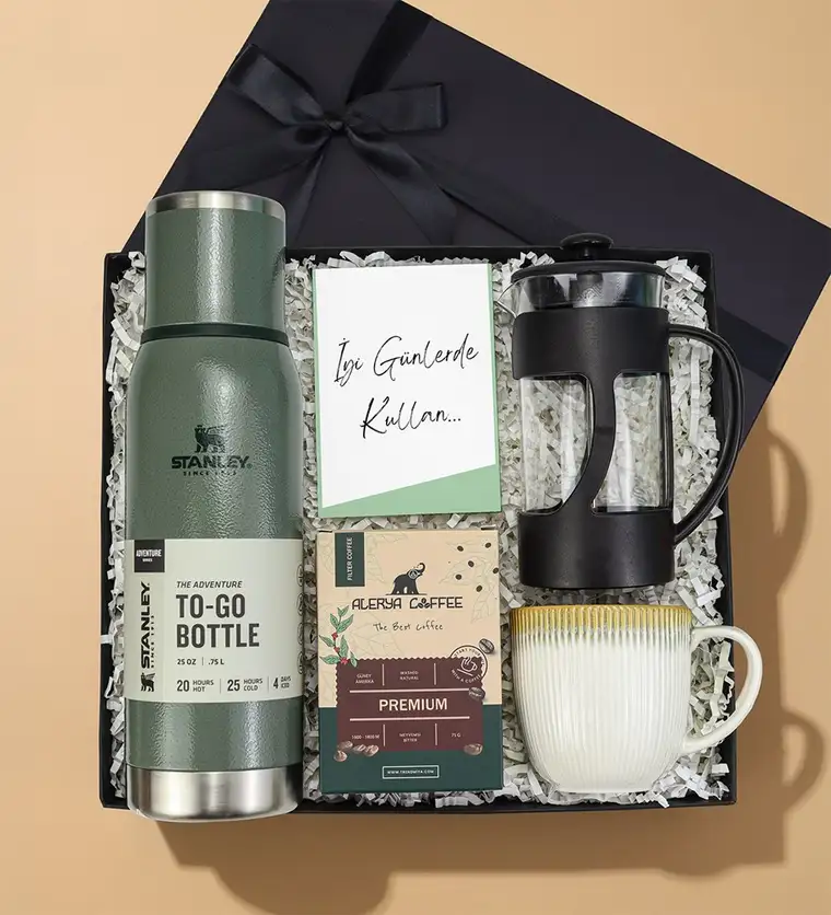 Van Stanley Termos French Press Filtre Kahve Kupa Hediye Seti Siparişi