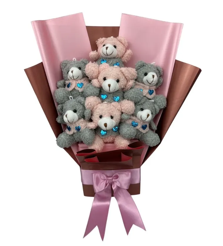 Cute Teddy Bear Bouquet - Bitlis çiçek siparişi