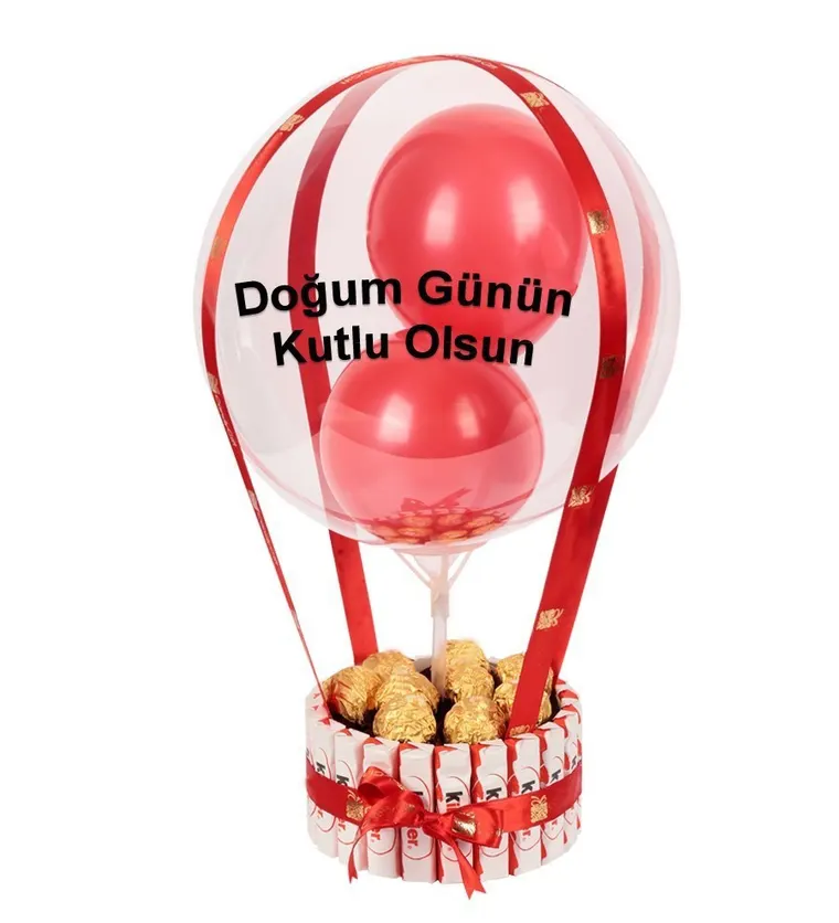 Bitlis Kinder Kaplı Balonlu Gold Fındıklı Çikolata Siparişi