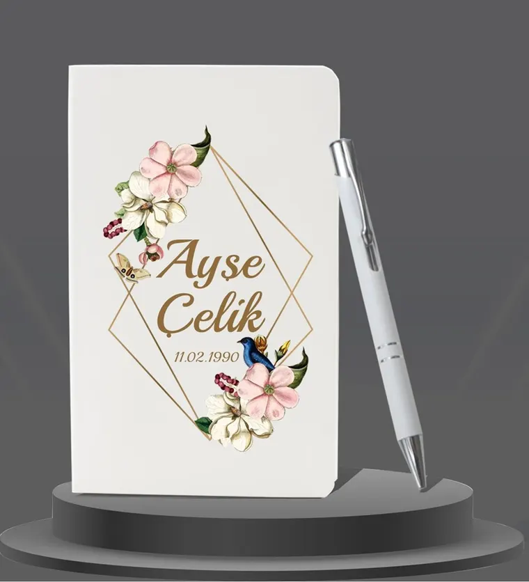 Bitlis Kişiye Özel Ajanda Defter & Roller Kalem Hediye Seti Siparişi