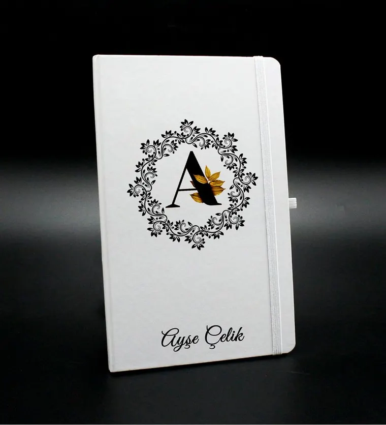 Iğdır Kişiye Özel Baş Harf Ve İsim Baskılı Beyaz Defter Siparişi