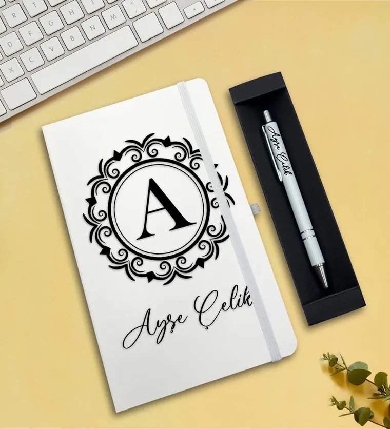 Bitlis Kişiye Özel Defter & Kalem Hediye Seti (Beyaz) Siparişi