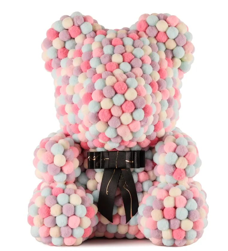 Teddy Pompom Bear - Soft Ponpon Ayıcık - Iğdır çiçek siparişi